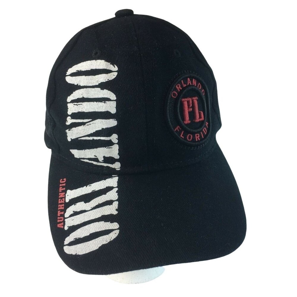 Orlando Florida Black Baseball Cap Snapback Adjustable Authentic Mens u